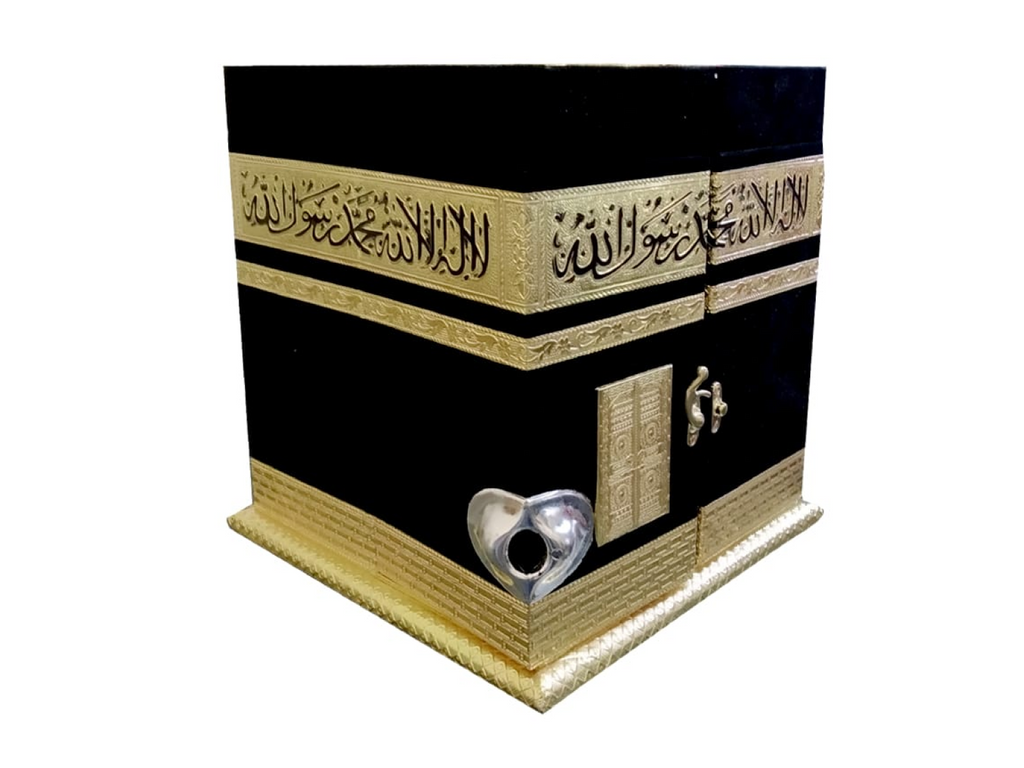 Wooden Holy Khana kaba Quran Box/Rehal Box_12x12 inch (No Quran only Box)